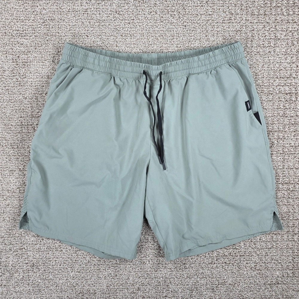 UNRL Mens Stride Shorts Sage Size 2XL Athletic Training Gym 8" Inseam